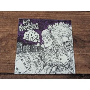 My Revenge Pink Vinyl Record Hardcore Punk Straight Edge‎ Limited Edition 7 inch